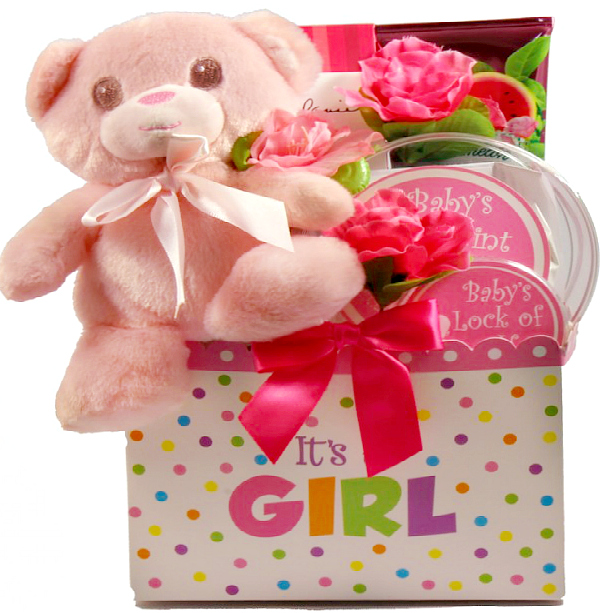 Newborn Baby Girl Gift, Baby Girl Gift Basket, Cute Baby Shower Gift