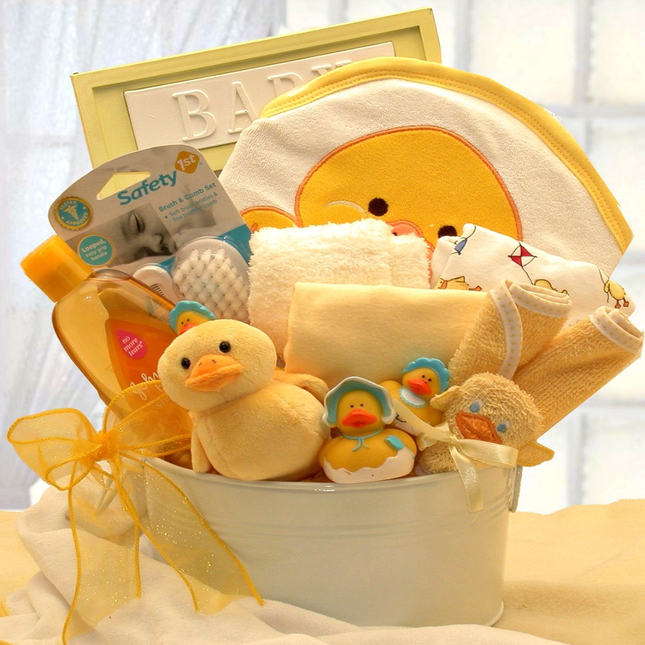 New Baby Bath Time Duckling Theme Gift Set