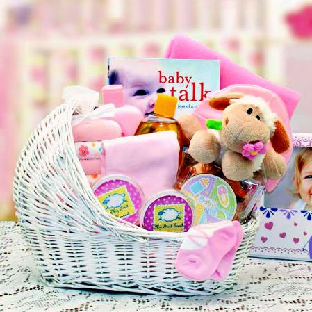 Twinkle Twinkle Little Star New Baby Girl Gift Basket - Twana's