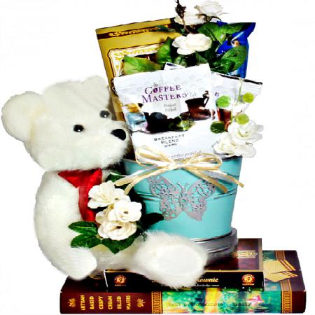 teddy bear baskets