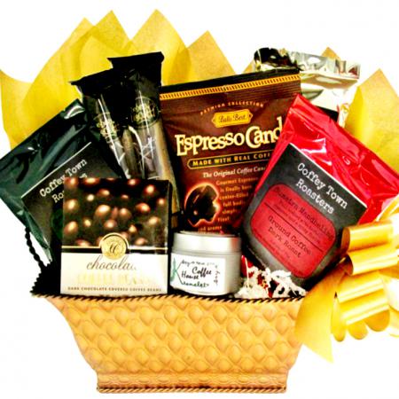 Deluxe Coffee Lover's Gift Basket