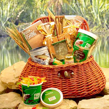 The Fisherman's Fishing Creel Gift Basket Gift Basket for Father's Day –  The Cookoos Nest
