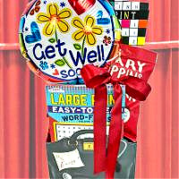 Get Well Soon Gift Box: for Men, Women, Teens with Puzzle Books An Entertaining