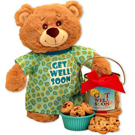 get well soon hospital patient gifts teddy bear custom cute cartoon