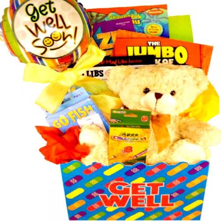 Kids Get Well Activities Gift Box