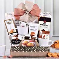 Coffee Gift Basket with Snacks