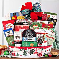 Festive Christmas Gift Basket