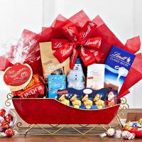 Lindt Chocolate Christmas Gift Sleigh