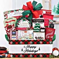 Happy Holiday Greetings Gift Basket